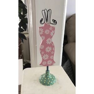 Wooden Dress Form Necklace & Jewelry Display Stand